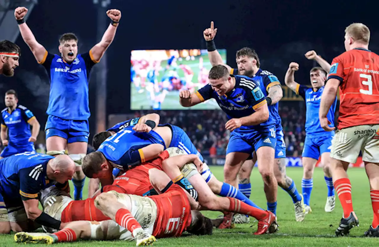 Second half surge sees Leinster edge Munster in thriller at Thomond