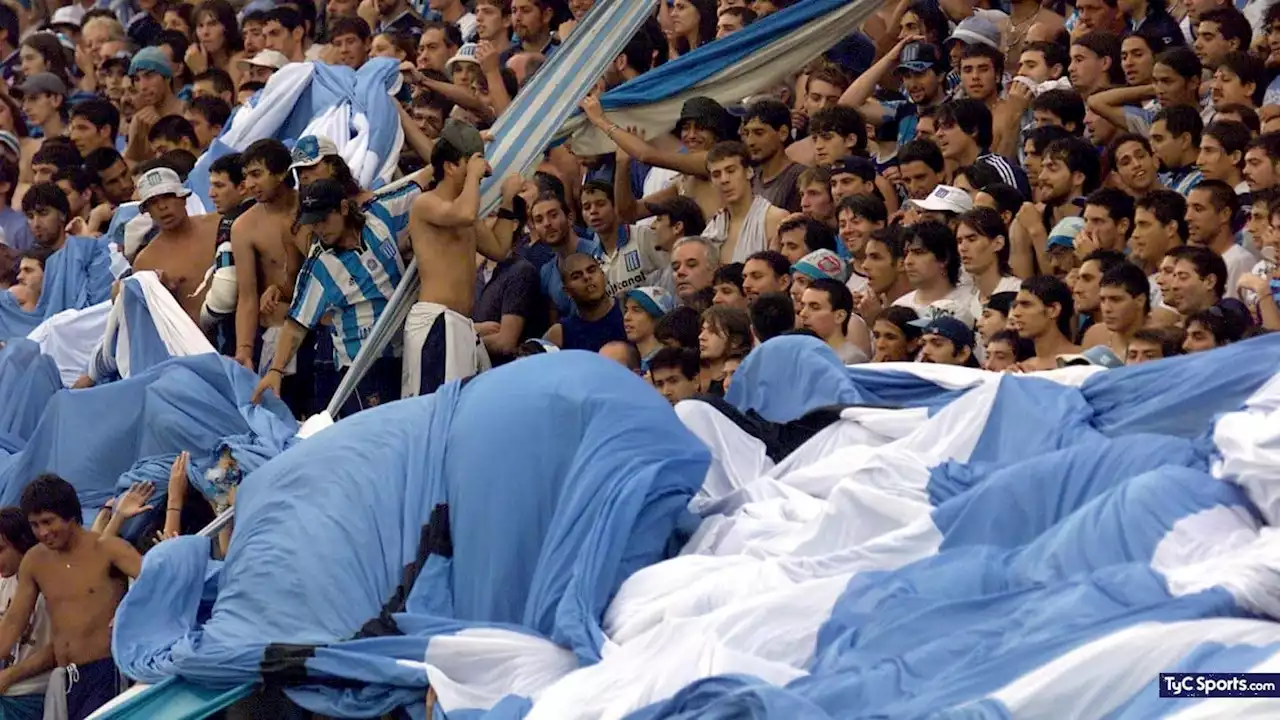 Por qué se dice que Racing llenó dos estadios el mismo día en 2001 - TyC Sports