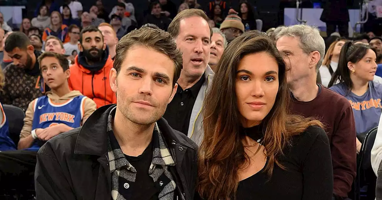 Paul Wesley and Natalie Kuckenburg Take Romance to the Knicks Game