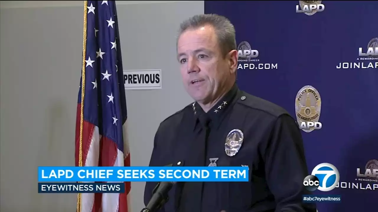 LAPD Chief Moore asks to be reappointed for another term