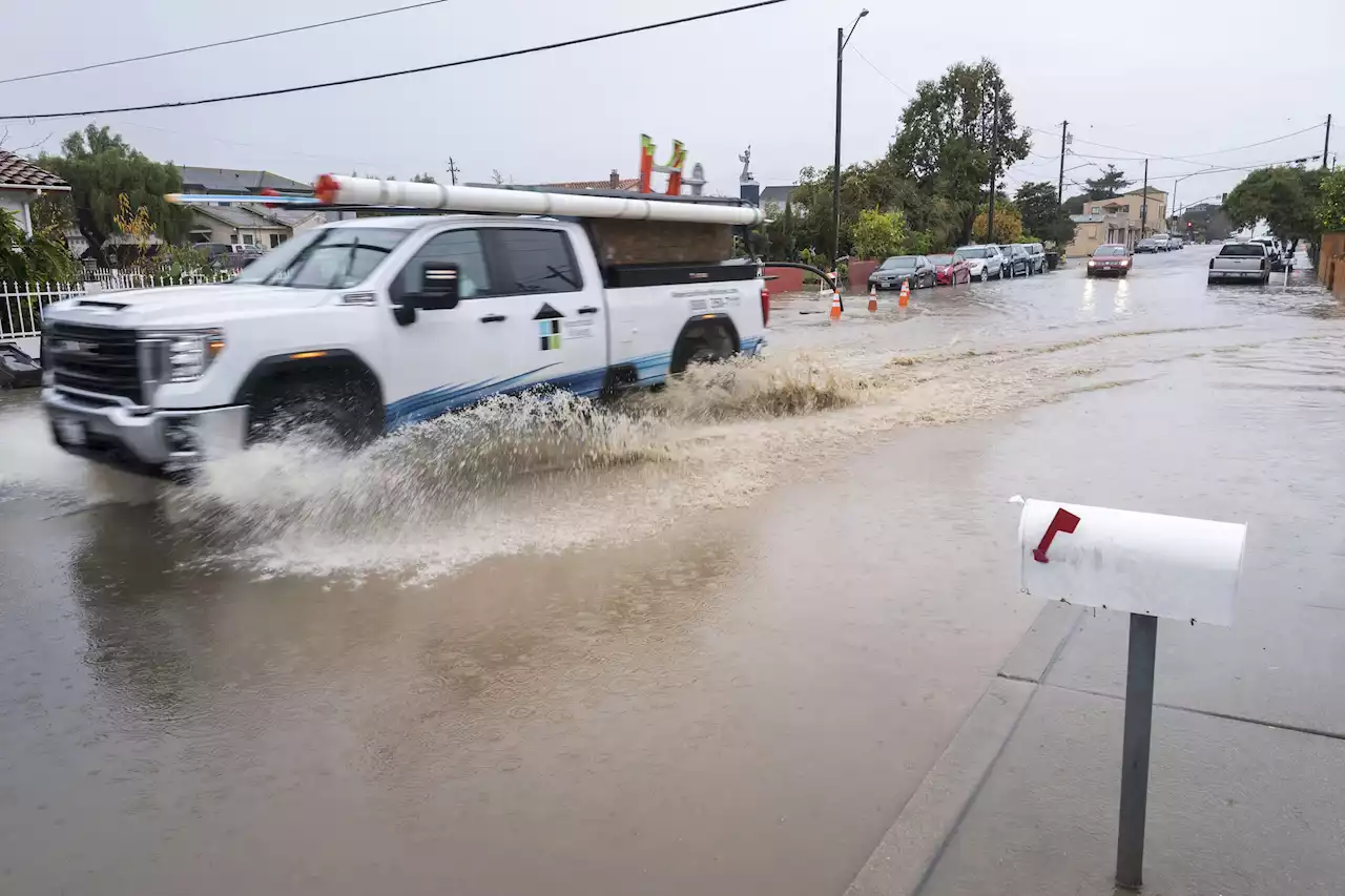 1 storm departs California as another lines up to enter