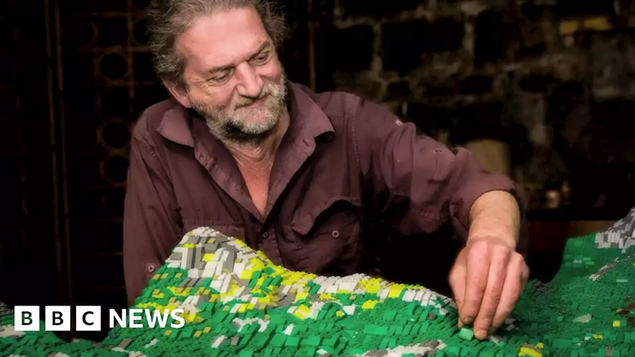 Derbyshire man builds Lego Lake District model