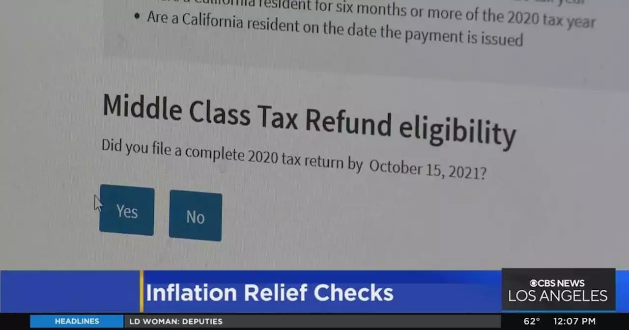 Remaining 'inflation relief' checks to be issued by Jan. 14