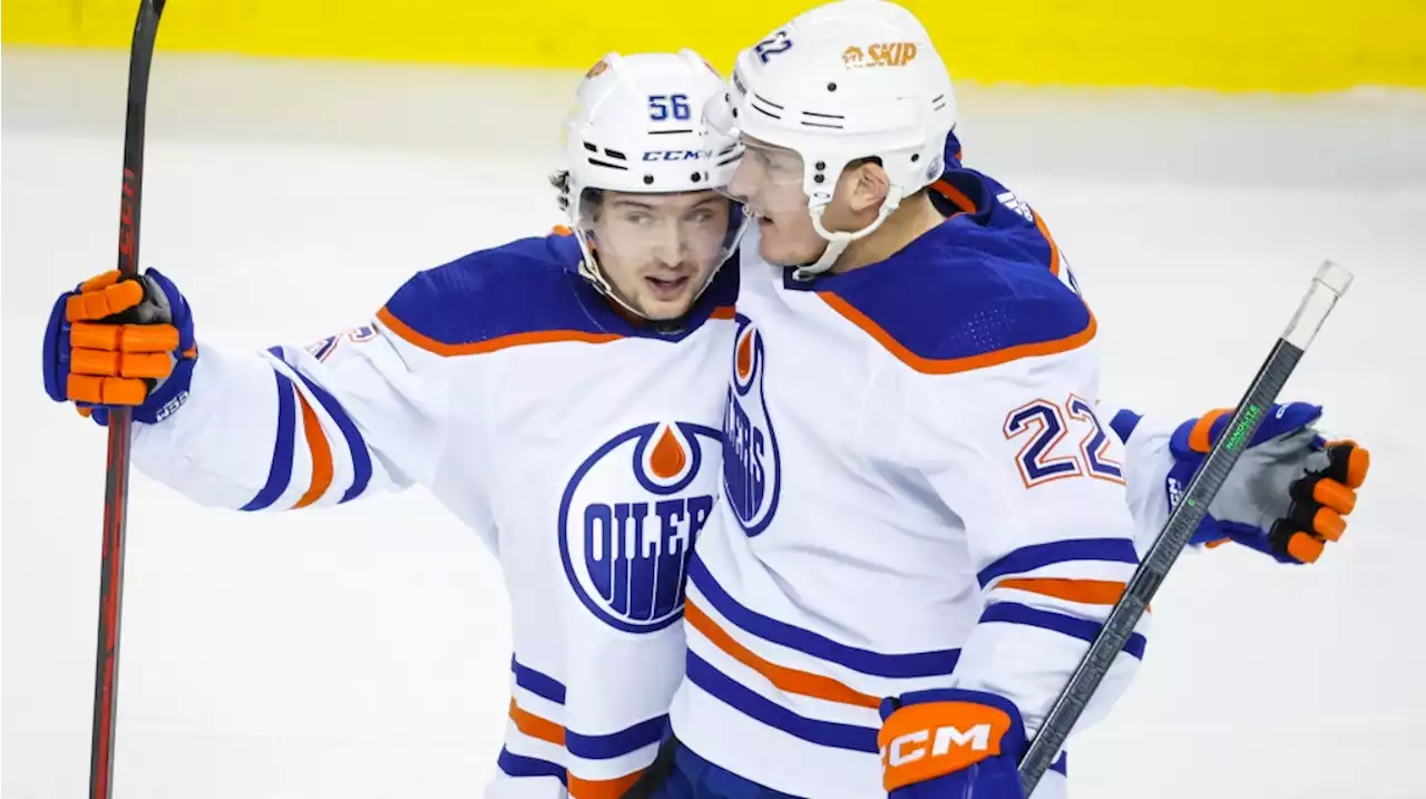 Oilers cash in on late power play to burn Flames 2-1