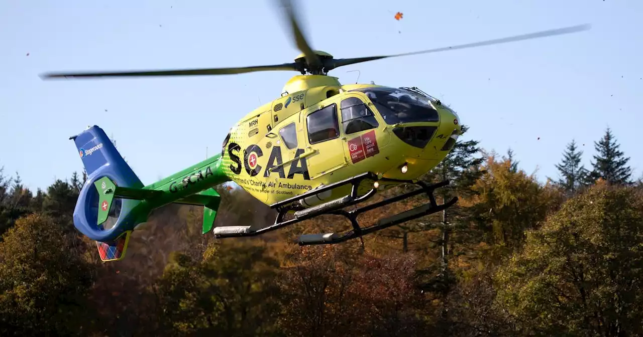 Lorry driver dies after crash as air ambulance called to scene on Scots A-road