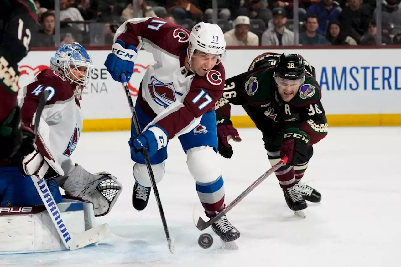 Makar and Rantanen score, but Avs drop first game back from holiday break at Arizona Coyotes