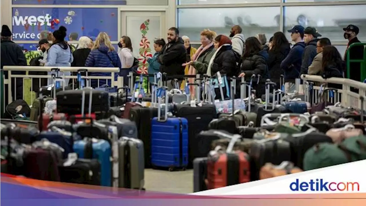 Karut-marut Bandara di AS Gegara Ribuan Penerbangan Dibatalkan