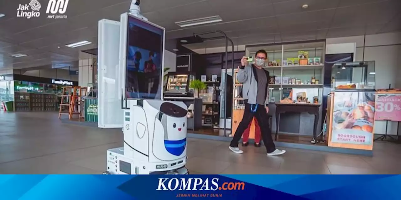 Ada Robot Patroli di Stasiun MRT Lebak Bulus, Penumpang: Kalau Bisa Diperbanyak