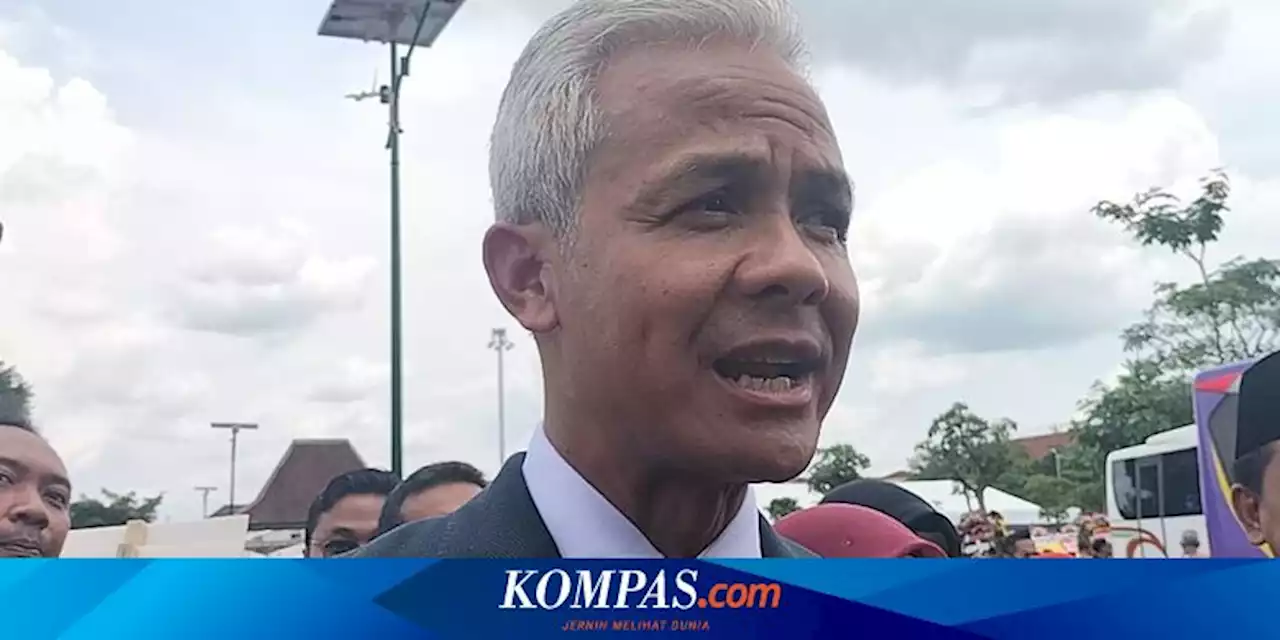 KALEIDOSKOP 2022: 5 Momen Ganjar Paling Disorot Publik Selama 2022, Tendang Tembok hingga Rambut Hitam