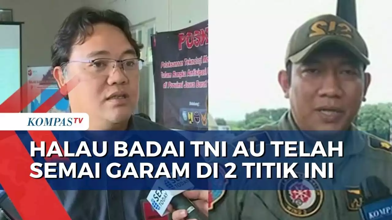 Halau Badai di Jabodetabek, Pesawat TNI AU Semai 1,6 Ton Garam