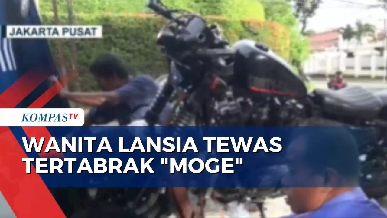 Seorang Wanita Lansia Penjual Tissue Tewas Usai Tertabrak Moge di Kawasan Menteng