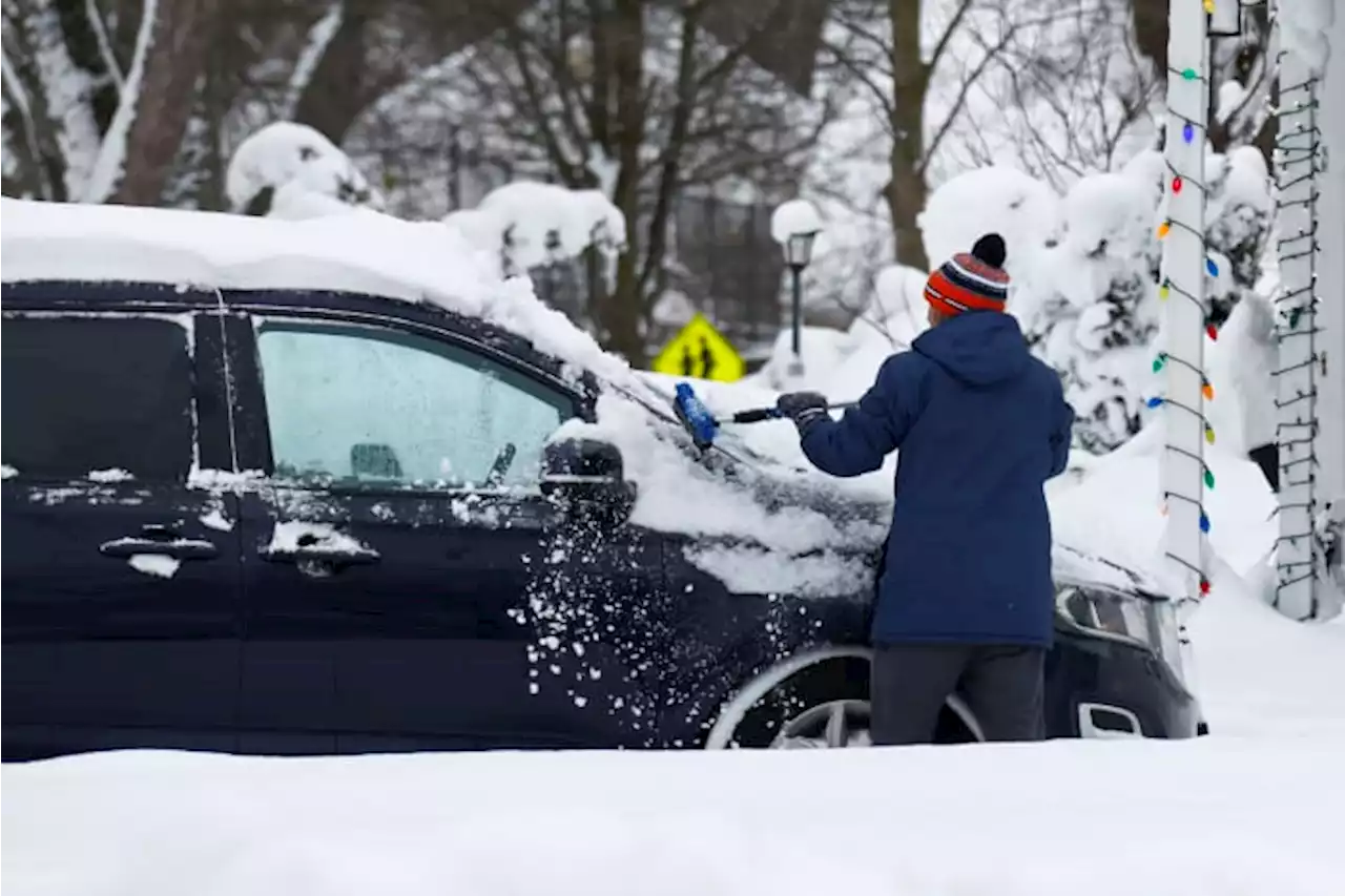 Military police enforce driving ban in snow-stricken Buffalo