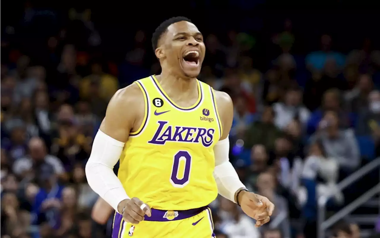 Lakers’ Russell Westbrook ties bench triple-double mark, aims for more