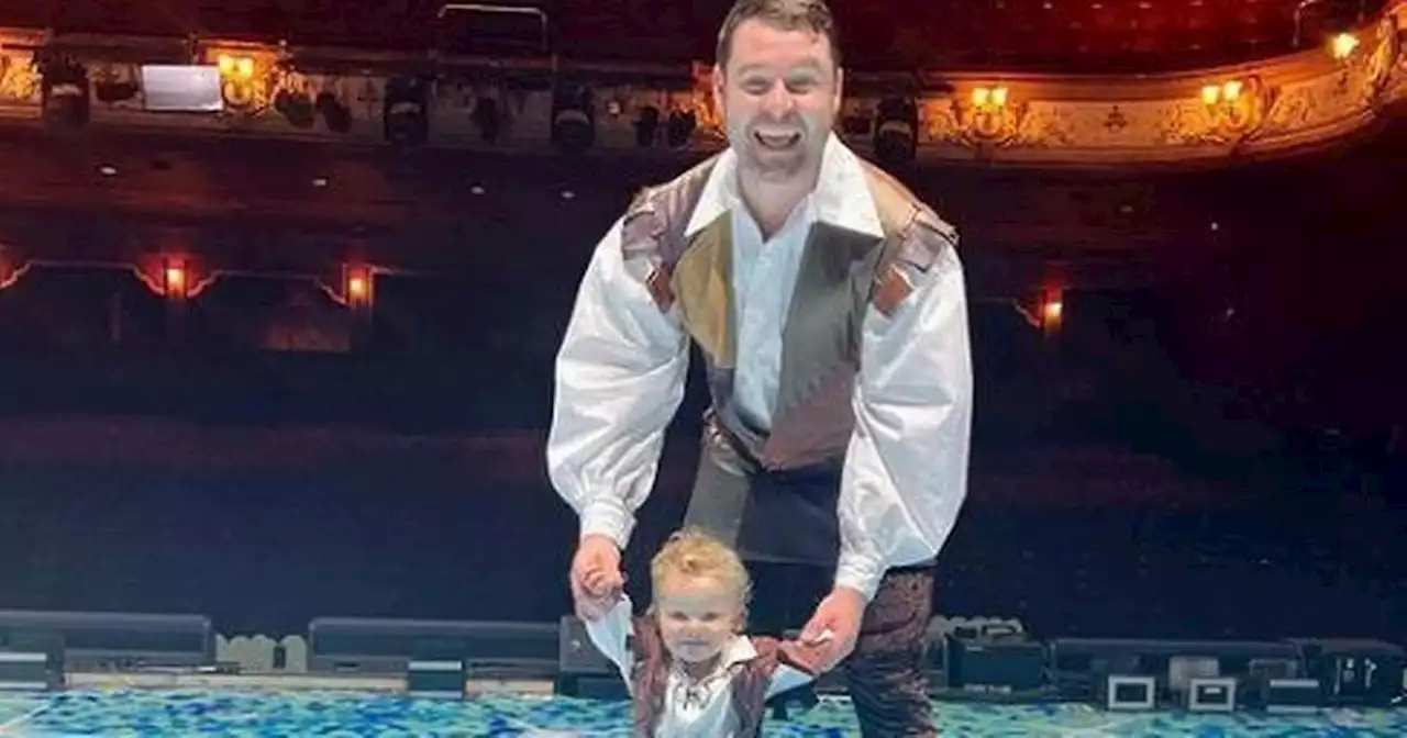 Emmerdale's Danny Miller's son joins him on stage in panto debut