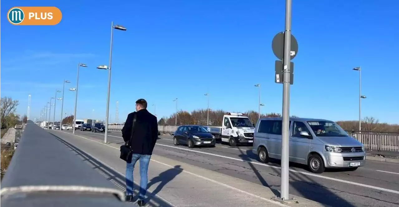 Teils riesige Schlaglöcher: Kommt die Nibelungenbrücke durch den Winter?