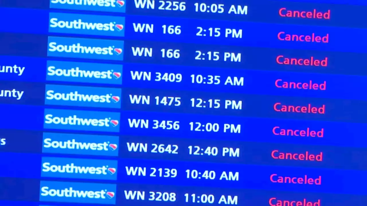 Hundreds of Bay Area Southwest Flights Canceled