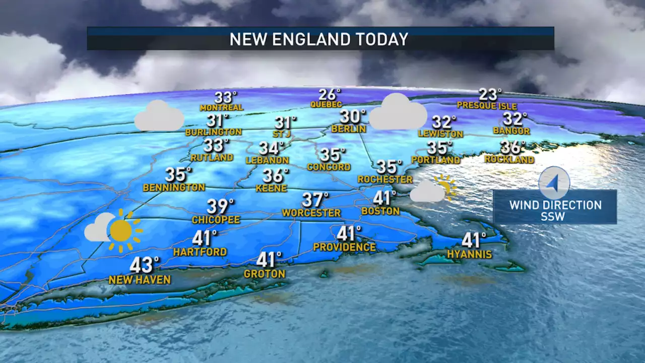 Rain Showers to Cover New England During New Year's Celebrations