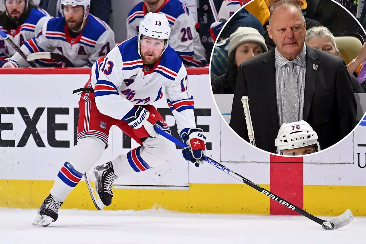 Alexis Lafreniere dropped to fourth line after Rangers no-show: ‘Want him to be better’