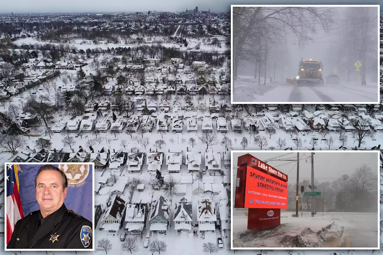 Buffalo-area sheriff admits authorities ‘absolutely’ could have better handled blizzard that left 33 dead