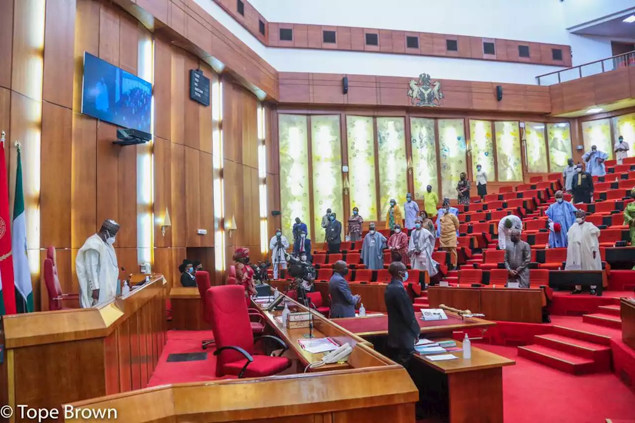 JUST IN: Rowdy session in Senate over Buhari's request to approve N23.7trn already spent