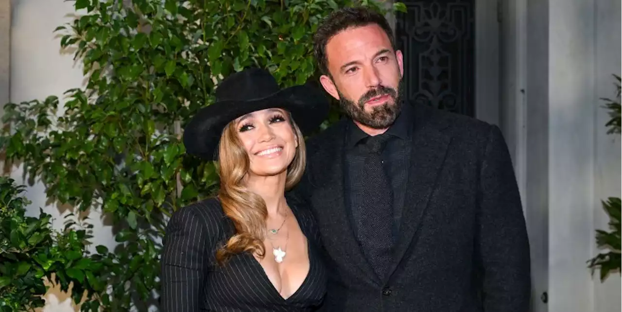 Jennifer Lopez shines in blue satin for first her Christmas married to Ben Affleck