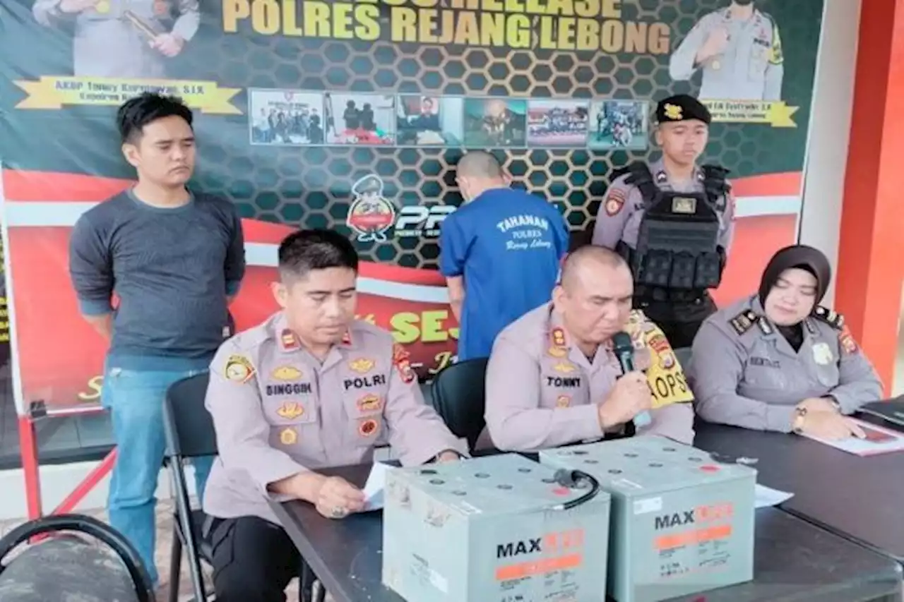 Mencuri Baterai Tower PT Telkomsel, Guru di Bengkulu Diringkus Polisi