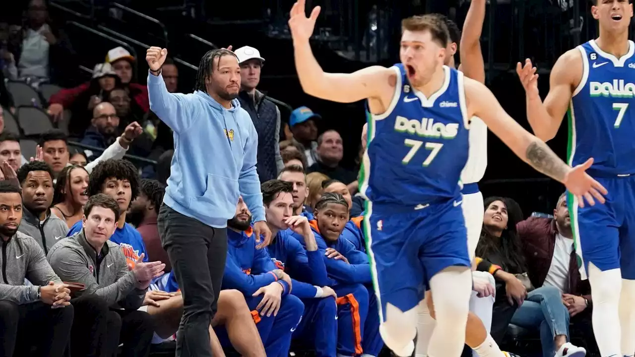 Doncic has 60-21-10, rallies Mavs to wild OT win over Knicks