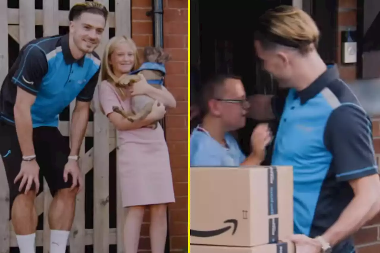 Grealish becomes Amazon delivery driver and jokes his shift was like Haaland's start