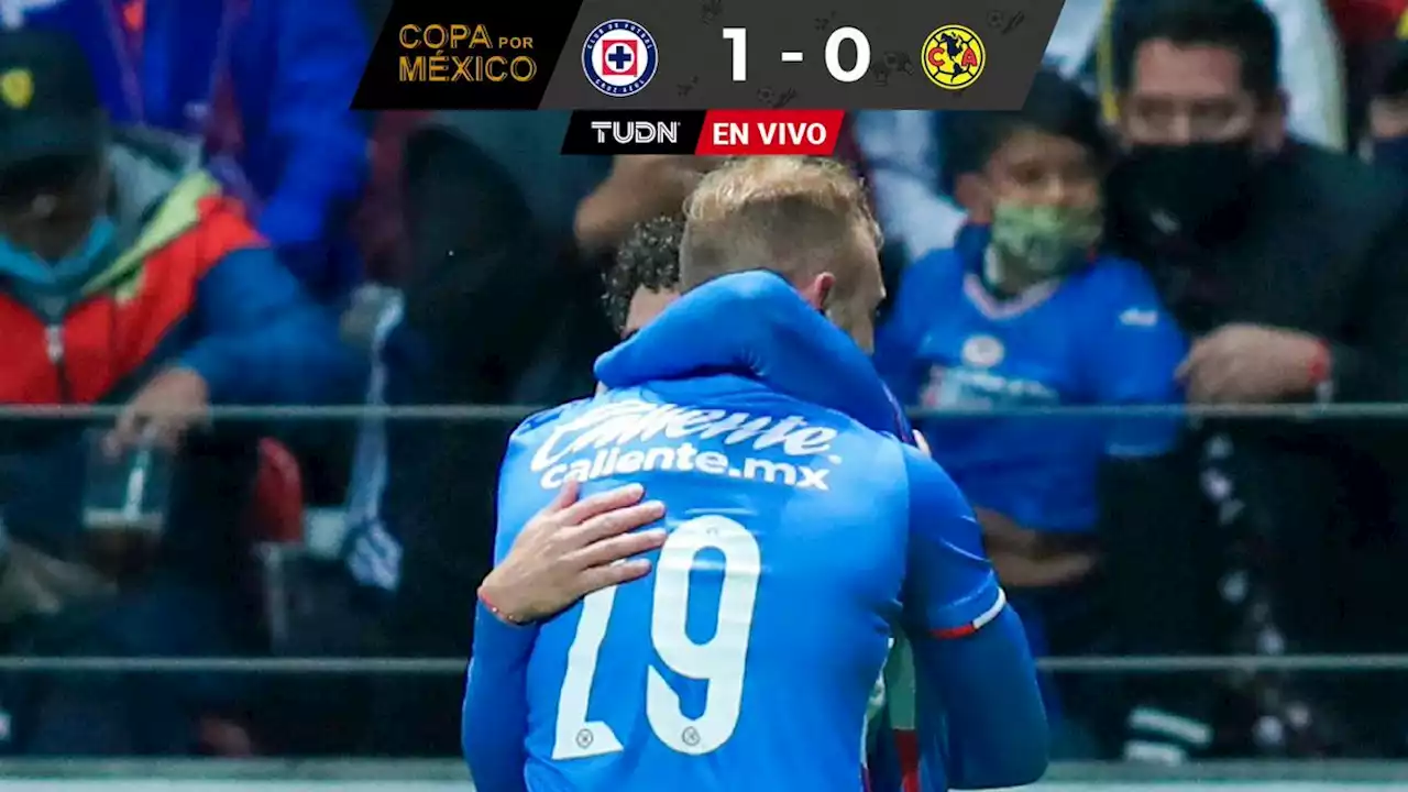 Cruz Azul vs. América EN VIVO en la Copa por México 2022: Roger Martínez perdona