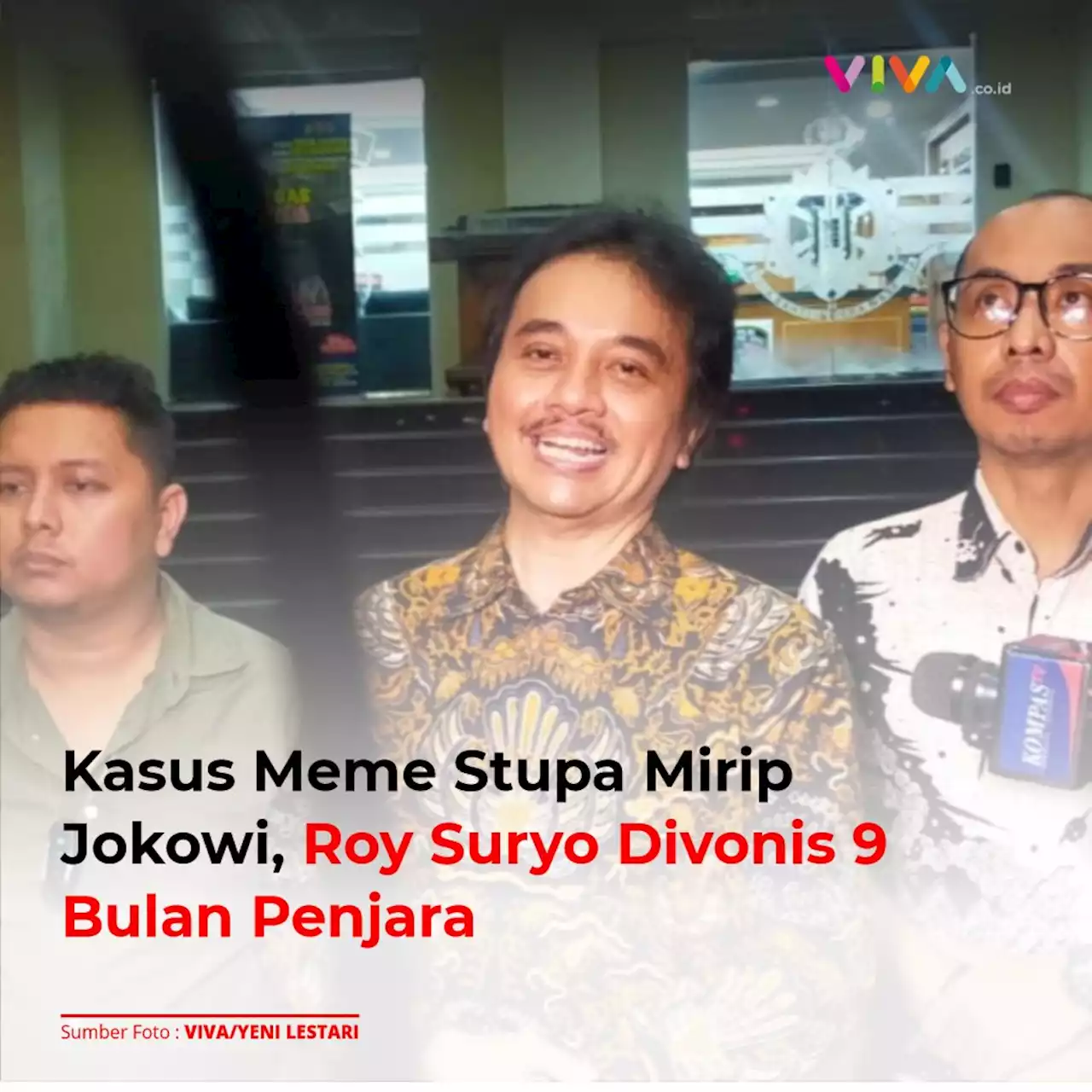 Kasus Meme Stupa Mirip Jokowi, Roy Suryo Divonis 9 Bulan Penjara