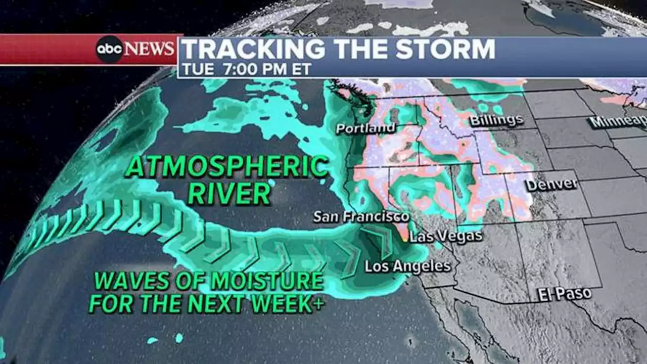 How an atmospheric river is impacting the West Coast