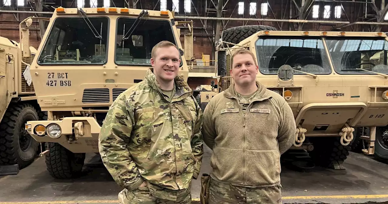 Hundreds of members of the New York Army National Guard are helping in storm response