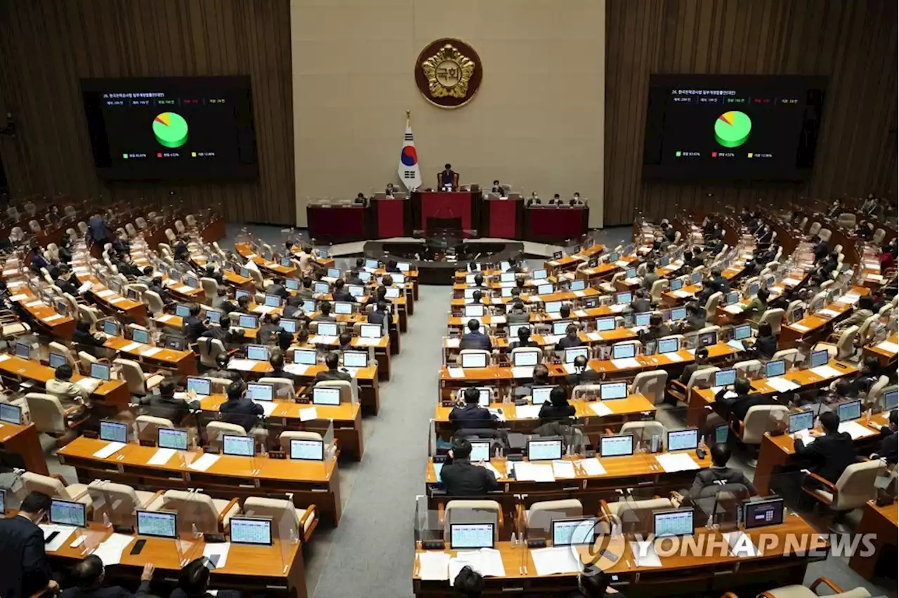 한전채 발행 최대 6배까지 확대…'스토킹방지법'도 통과(종합) | 연합뉴스