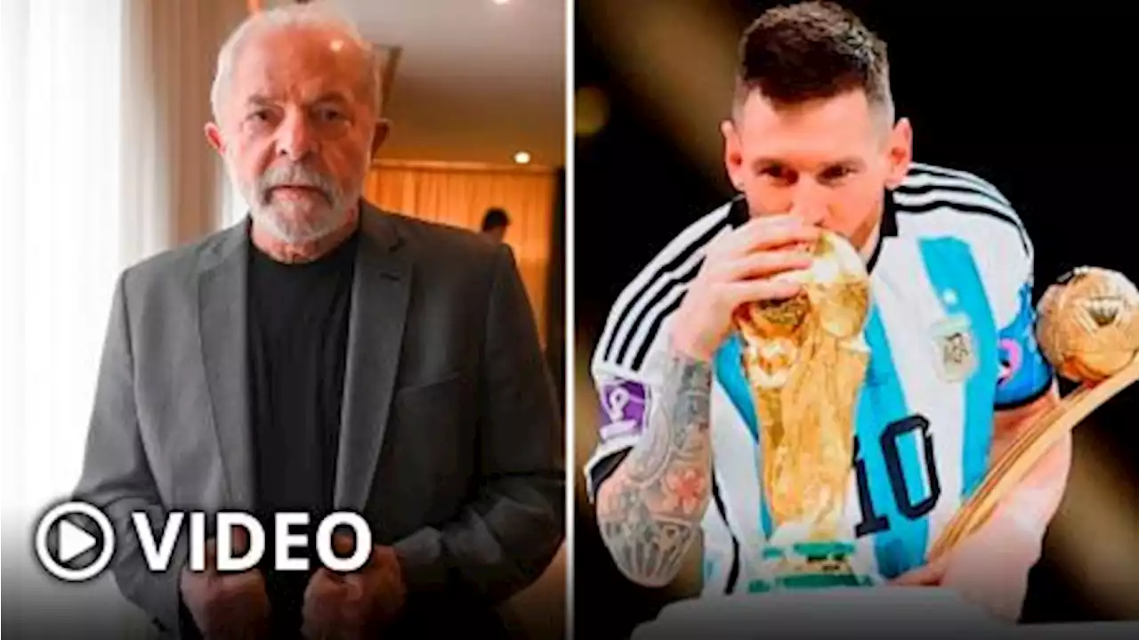 Lula apeló a Messi y a la conquista en el Mundial para incentivar a sus futuros ministros