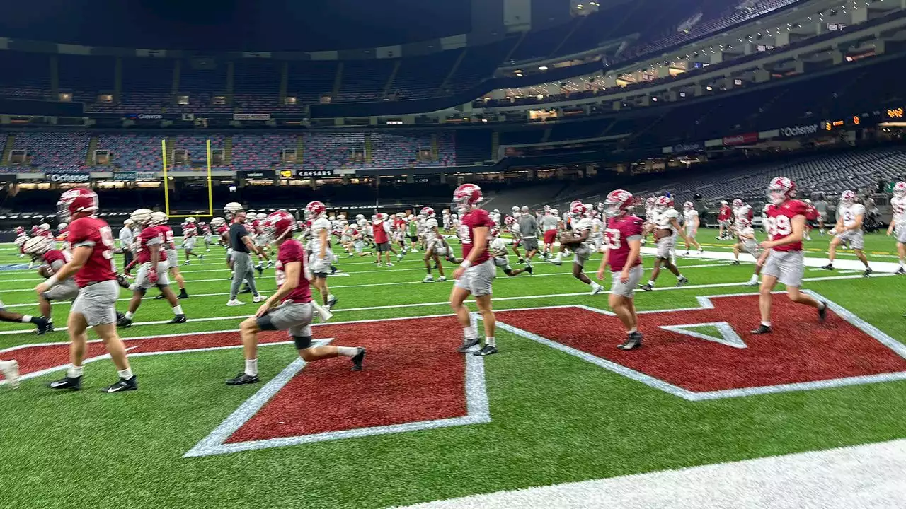 What we saw during rare Alabama practice media viewing period