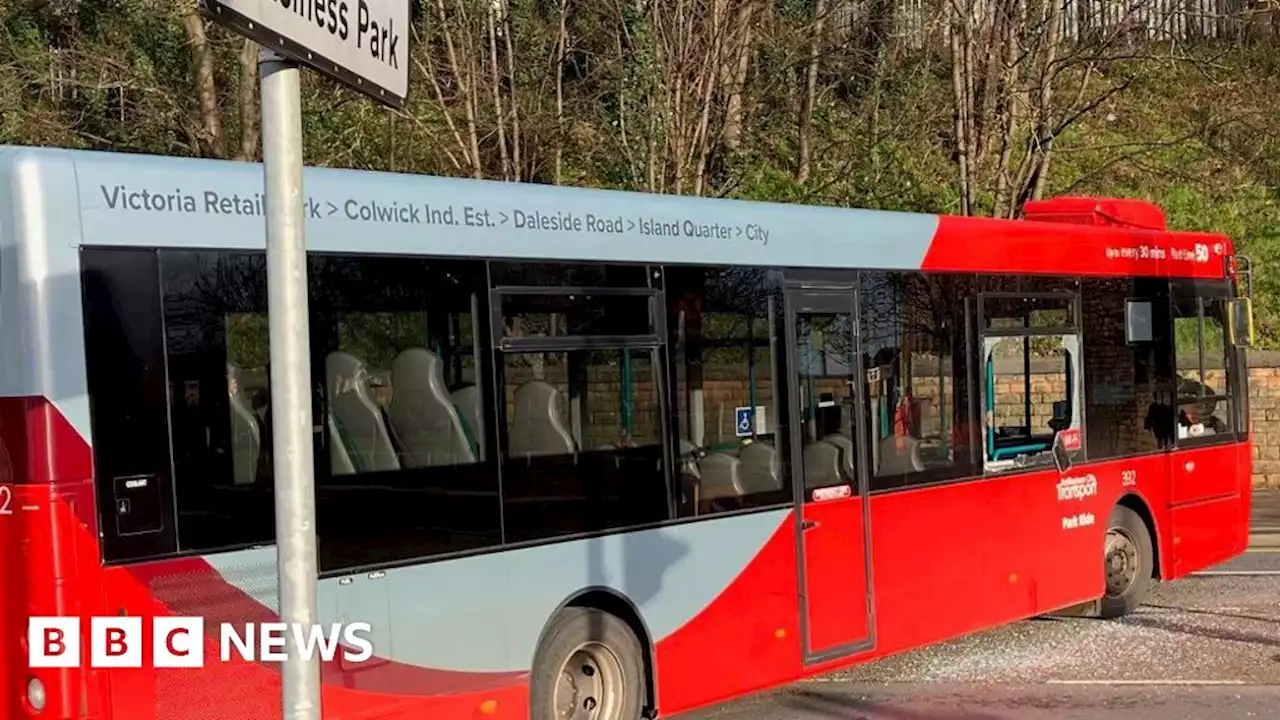 Cyclist taken to hospital after Nottingham bus crash