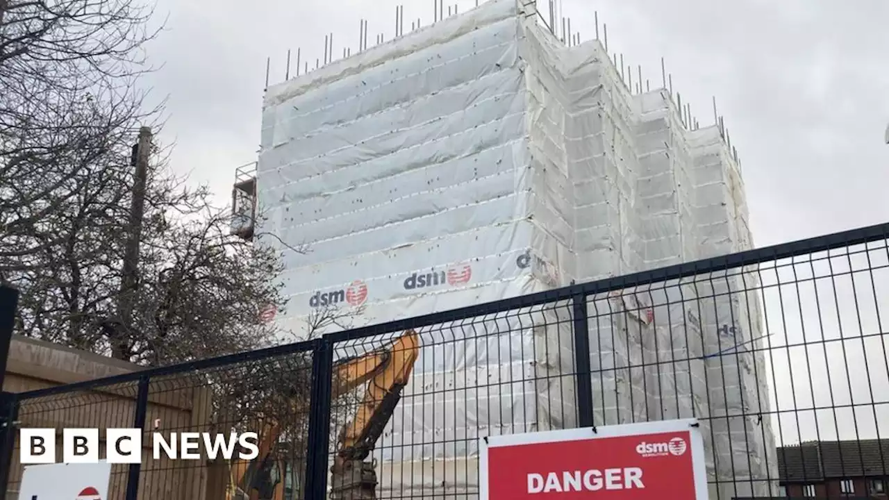 Demolition of landmark high-rise tower block nears completion