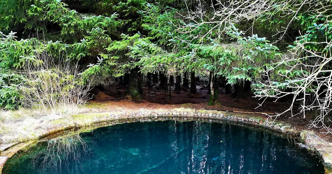 The mysterious blue pool in Scotland that fascinated a local man until his death