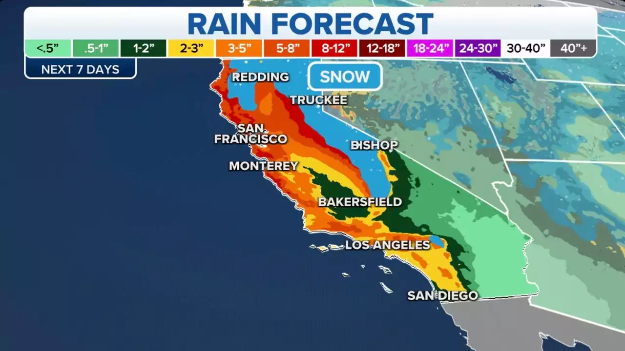 No rest for the dreary: Another atmospheric river aims to soak California