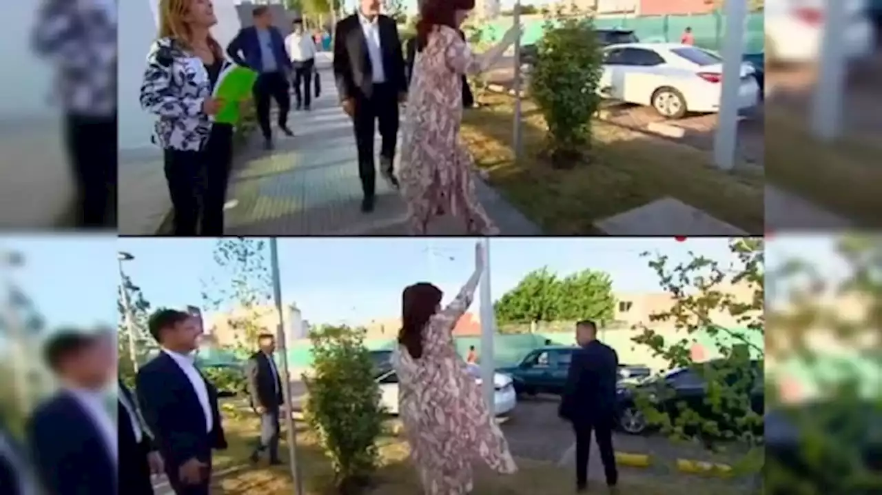 VIDEO | Viral: el 'saludo al vacío' de Cristina Kirchner