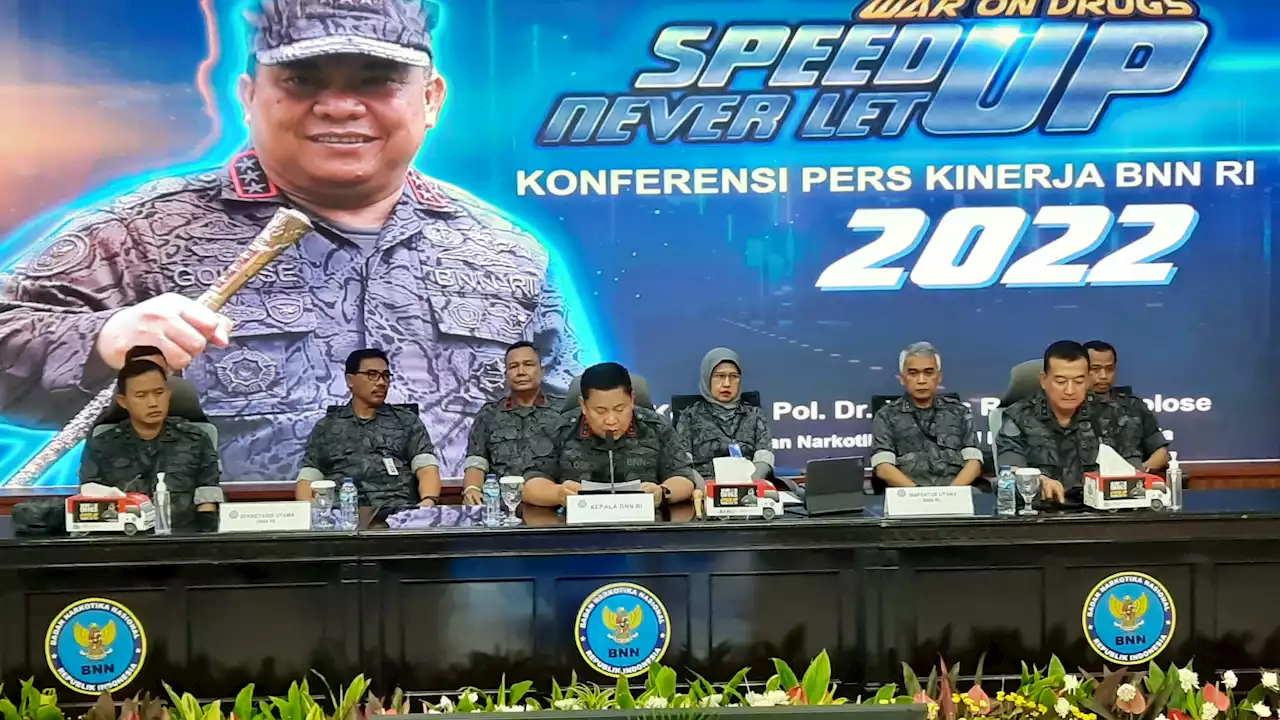 Selama 2022, BNN Sita Sabu-Sabu dan Ganja Hampir 3 Ton