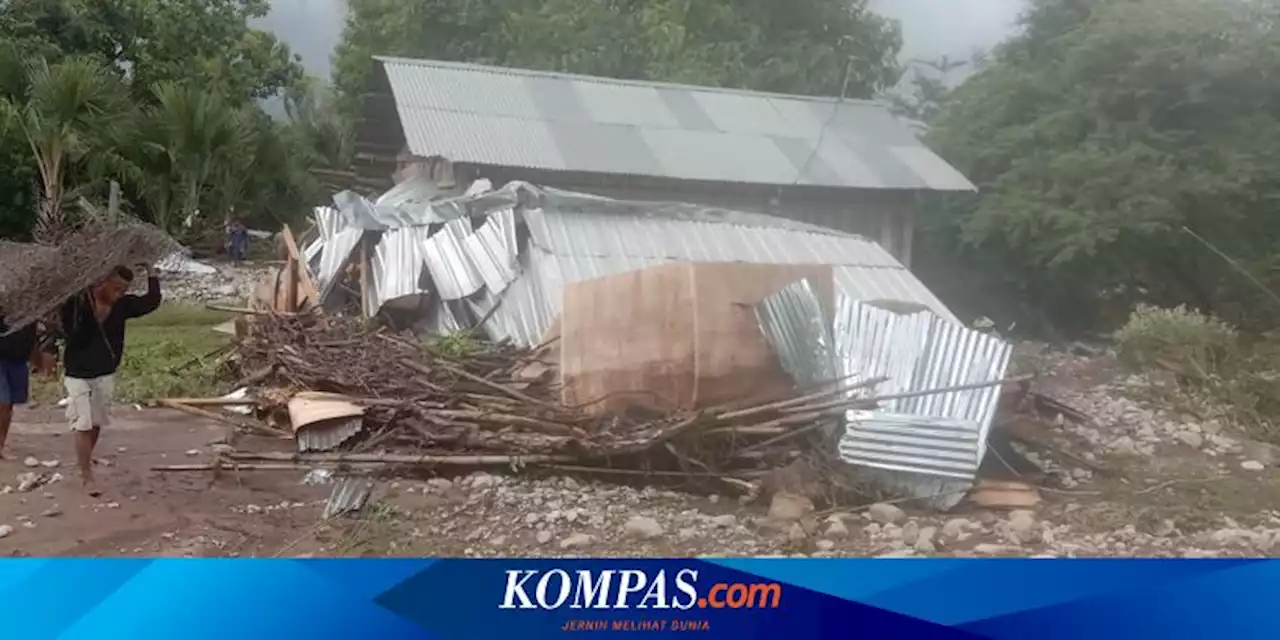 Banjir Terjang Kabupaten Kupang, Sejumlah Rumah Rusak Berat, Warga Mengungsi