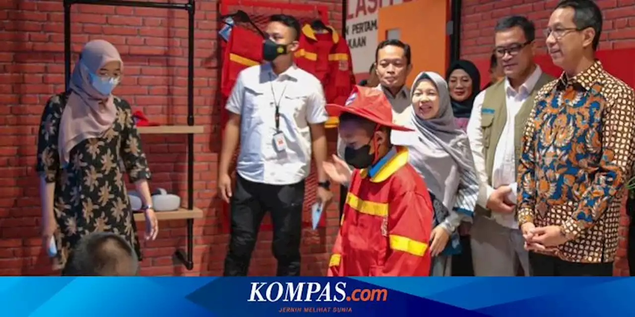 Heru Buka Pusat Literasi Bencana Pakai Model 'Virtual Reality' di Gedung Damkar DKI, Pertama di Jakarta