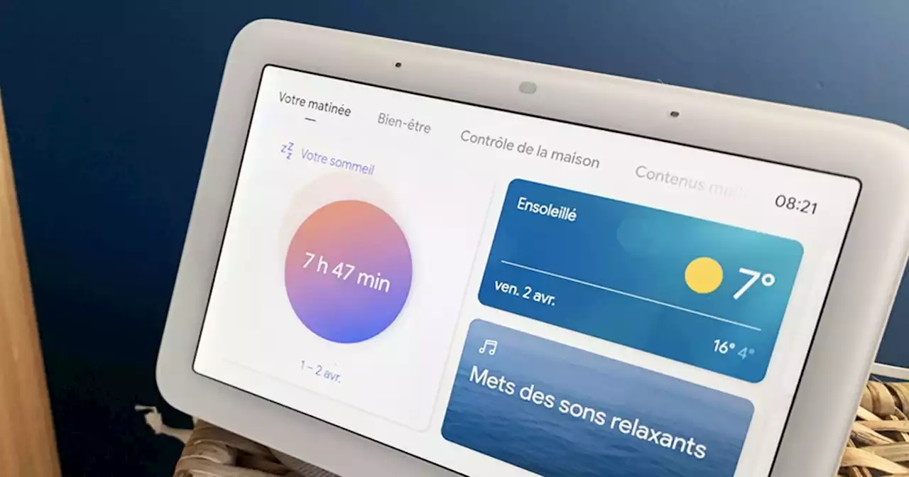 Nest Hub 2e génération : le suivi du sommeil restera gratuit en 2023