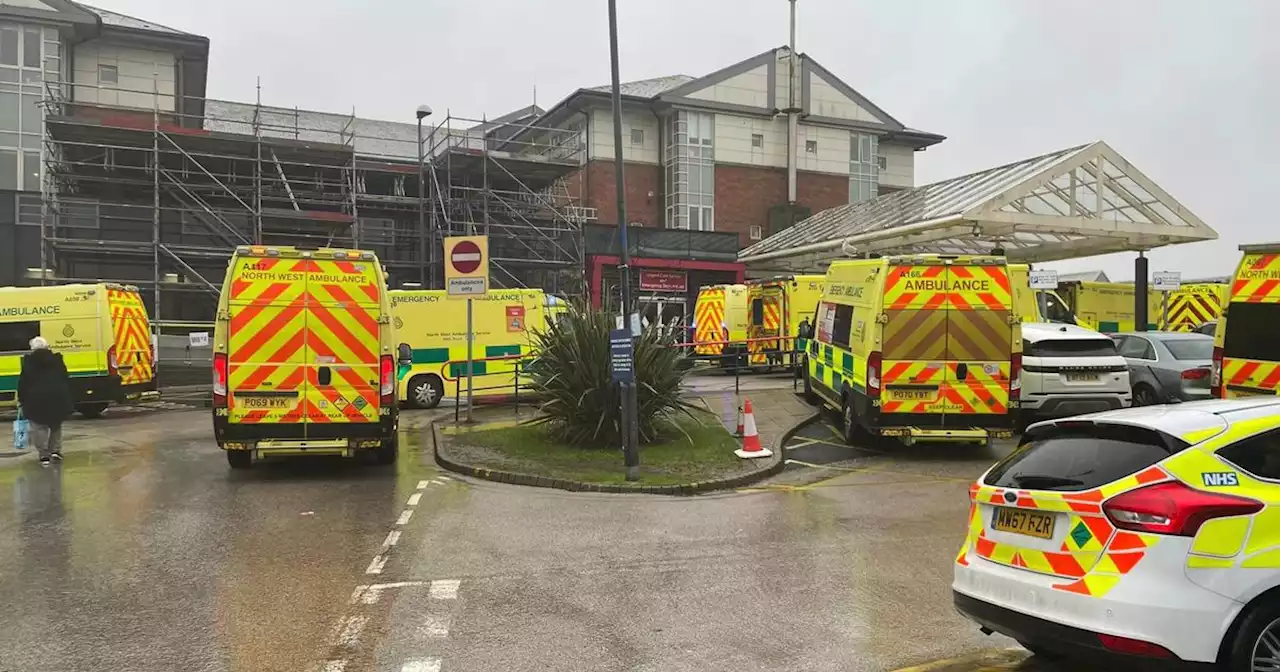 A sea of ambulances as Boxing Day in Blackpool sees A&E overwhelmed