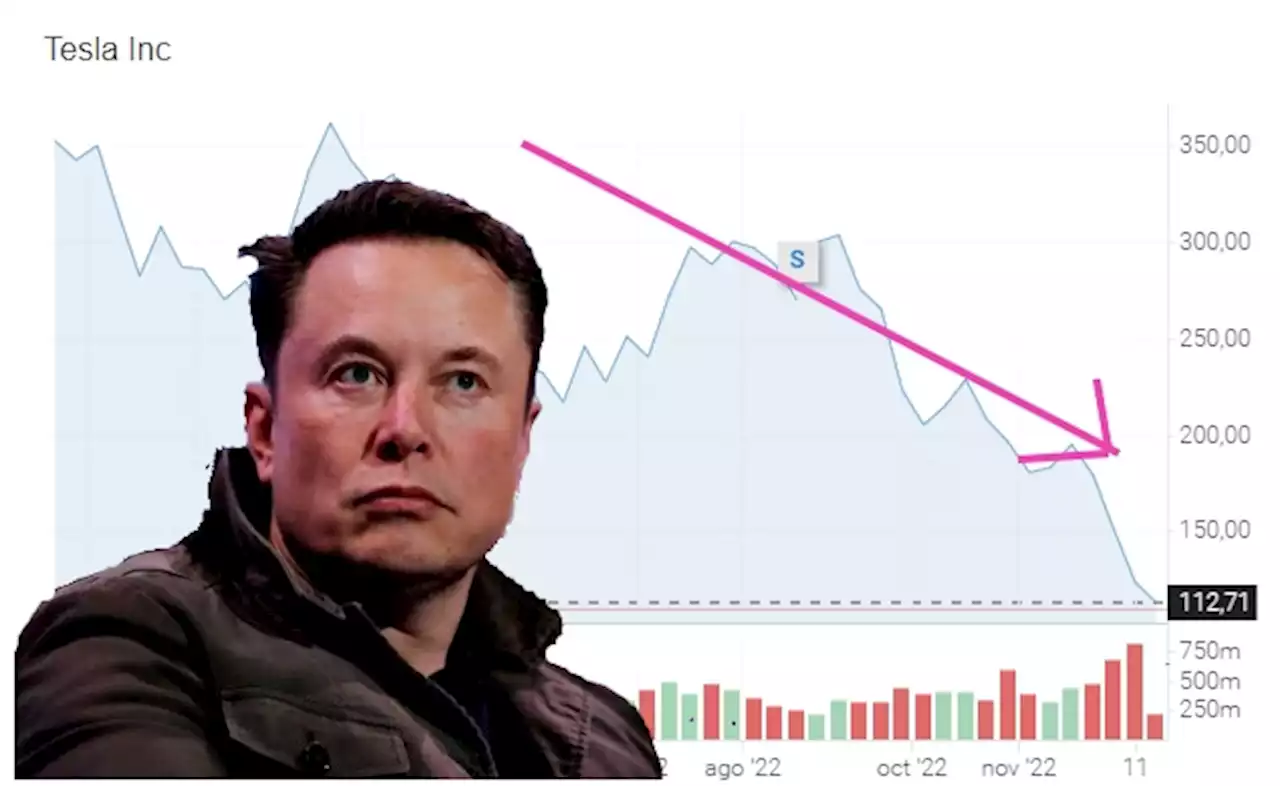 Tesla se desploma en la bolsa, pero Musk les pide calma a los empleados