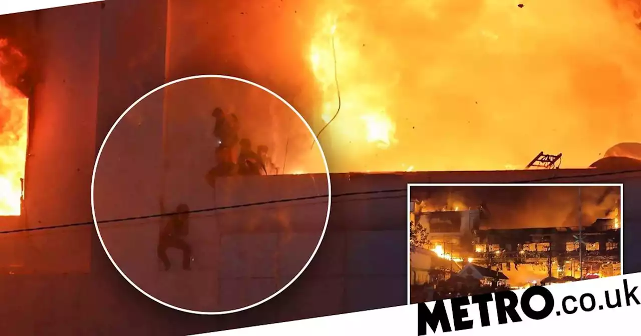 Cambodia hotel fire kills 10 people as others seen ‘jumping from windows’