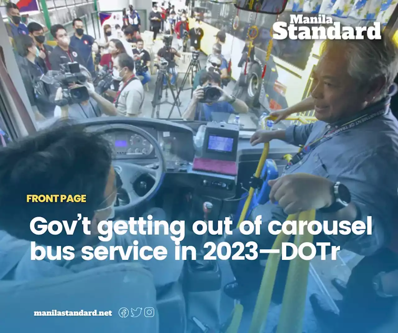 Gov’t getting out of carousel bus service in 2023—DOTr