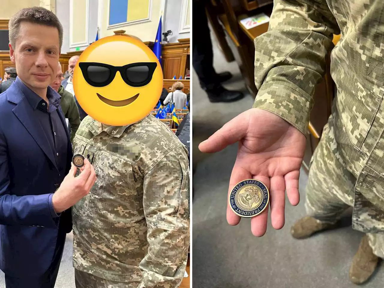 Ukrainian soldier whose medal went to Biden is given special gift in return