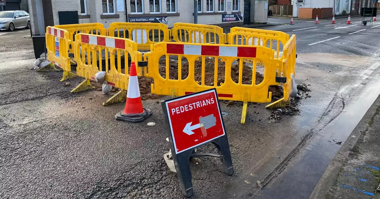 Residents speak of 'inconvenient' road closure due to crater